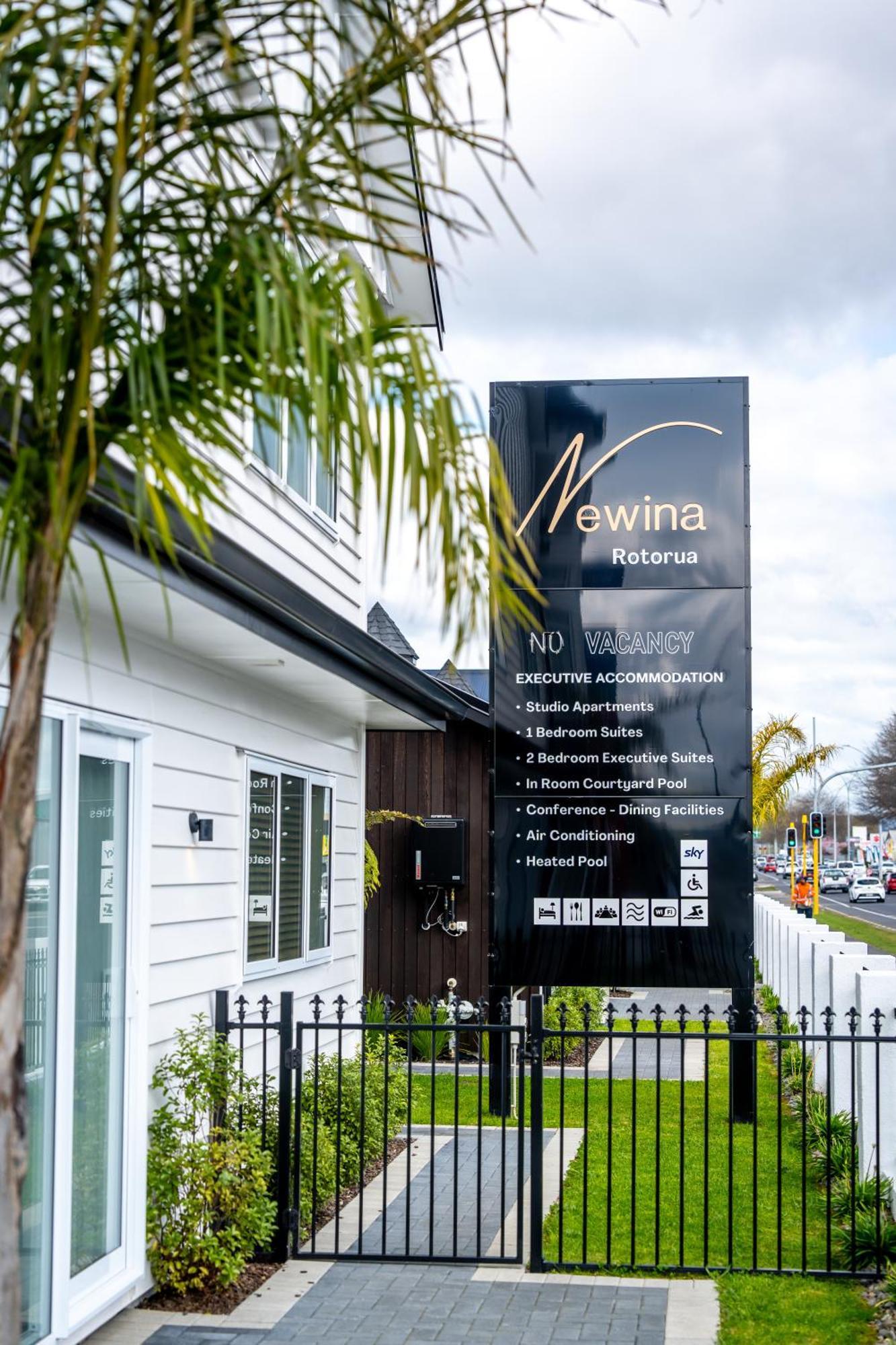 Hotel Newina Rotorua Exterior foto